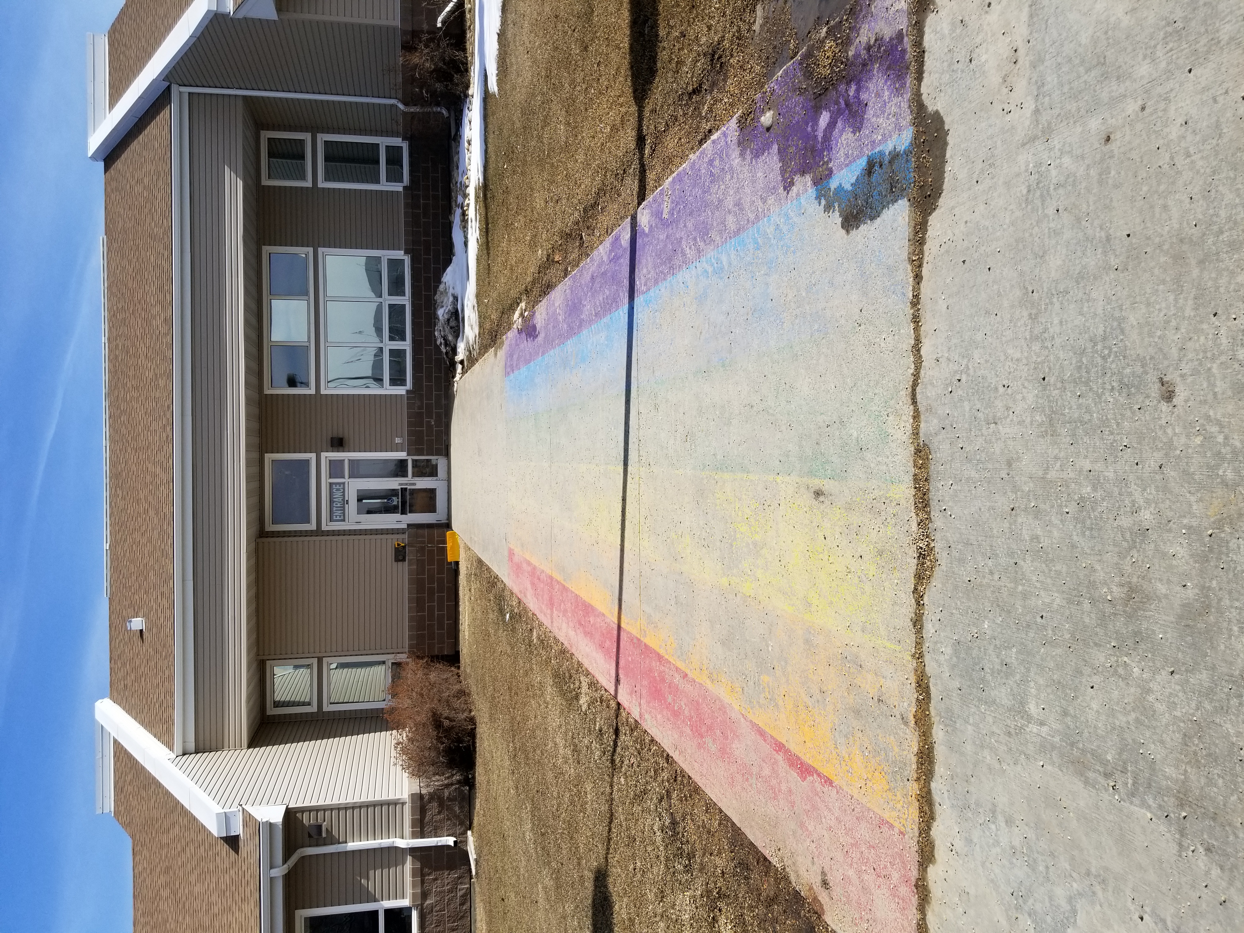 Photo of the main entrance to the program area at Edmonton Institution for Women.