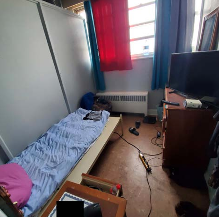 Photo of resident rooms at Stan Daniels Healing Centre (community operated Healing Lodge).